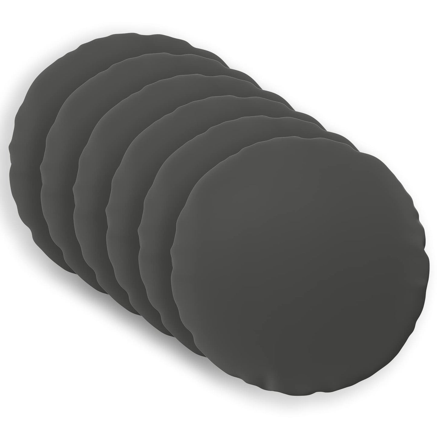 Kussensloop 6 pcs HEERLEN Antraciet Ø 30 cm Polyester