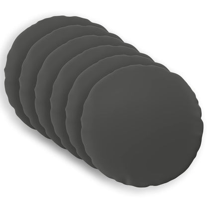Kussensloop 6 pcs HEERLEN Antraciet Ø 30 cm Polyester