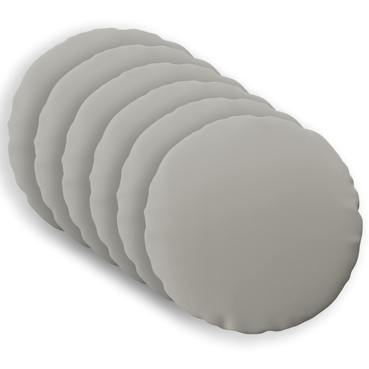 Kussensloop 6 pcs HEERLEN Grijs Ø 30 cm Polyester
