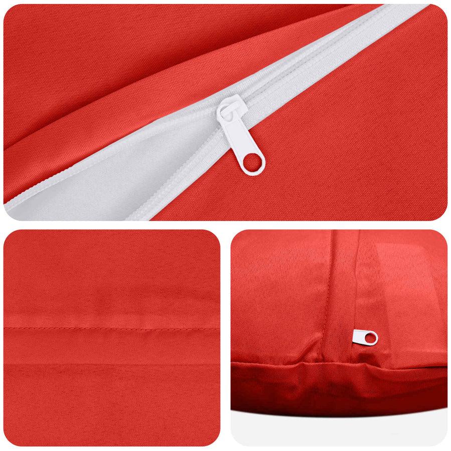 Kussensloop 2 pcs HEERLEN Rood Ø 30 cm Polyester