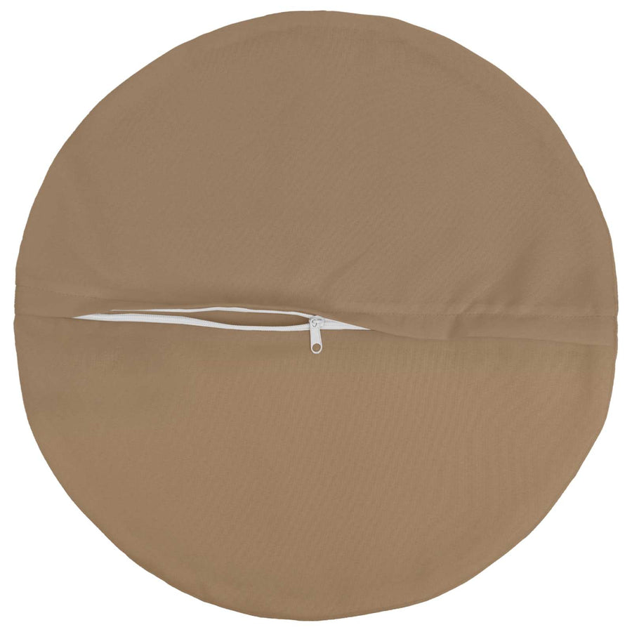 Kussensloop 2 st HEERLEN Taupe Ø 30 cm Polyester