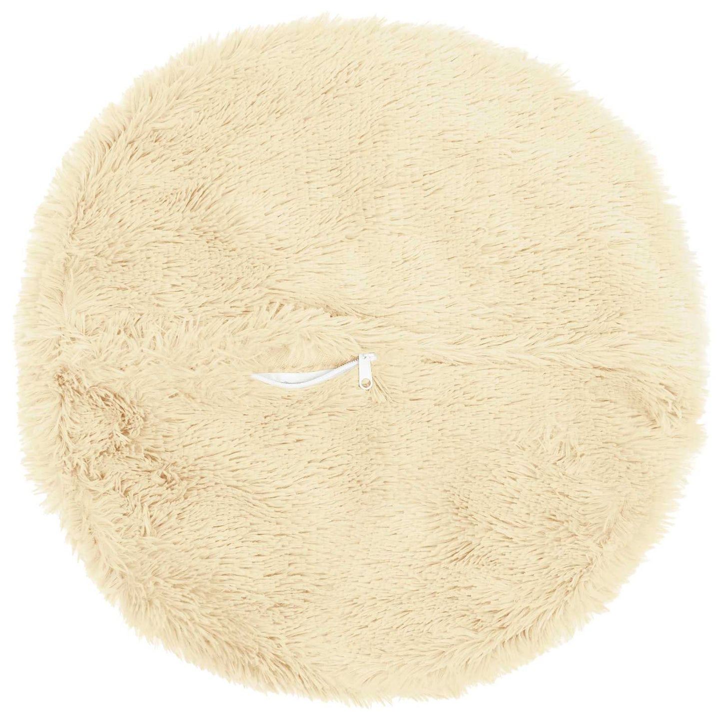 Kussensloop 2 pcs HEERLEN Crèmekleurig Ø 30 cm PV Fleece