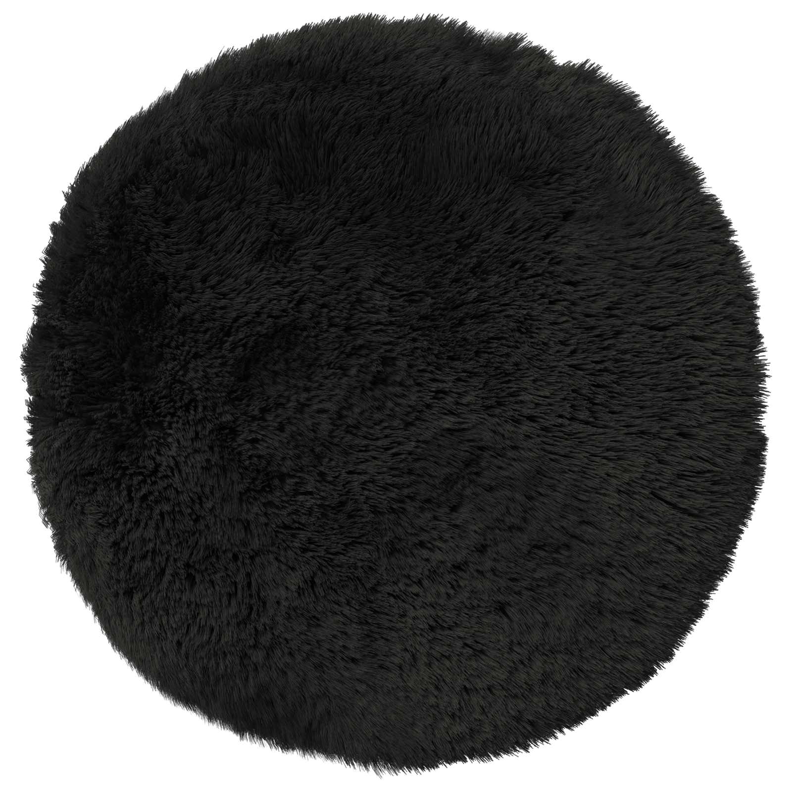 Kussensloop 2 pcs HEERLEN Zwart Ø 30 cm PV Fleece