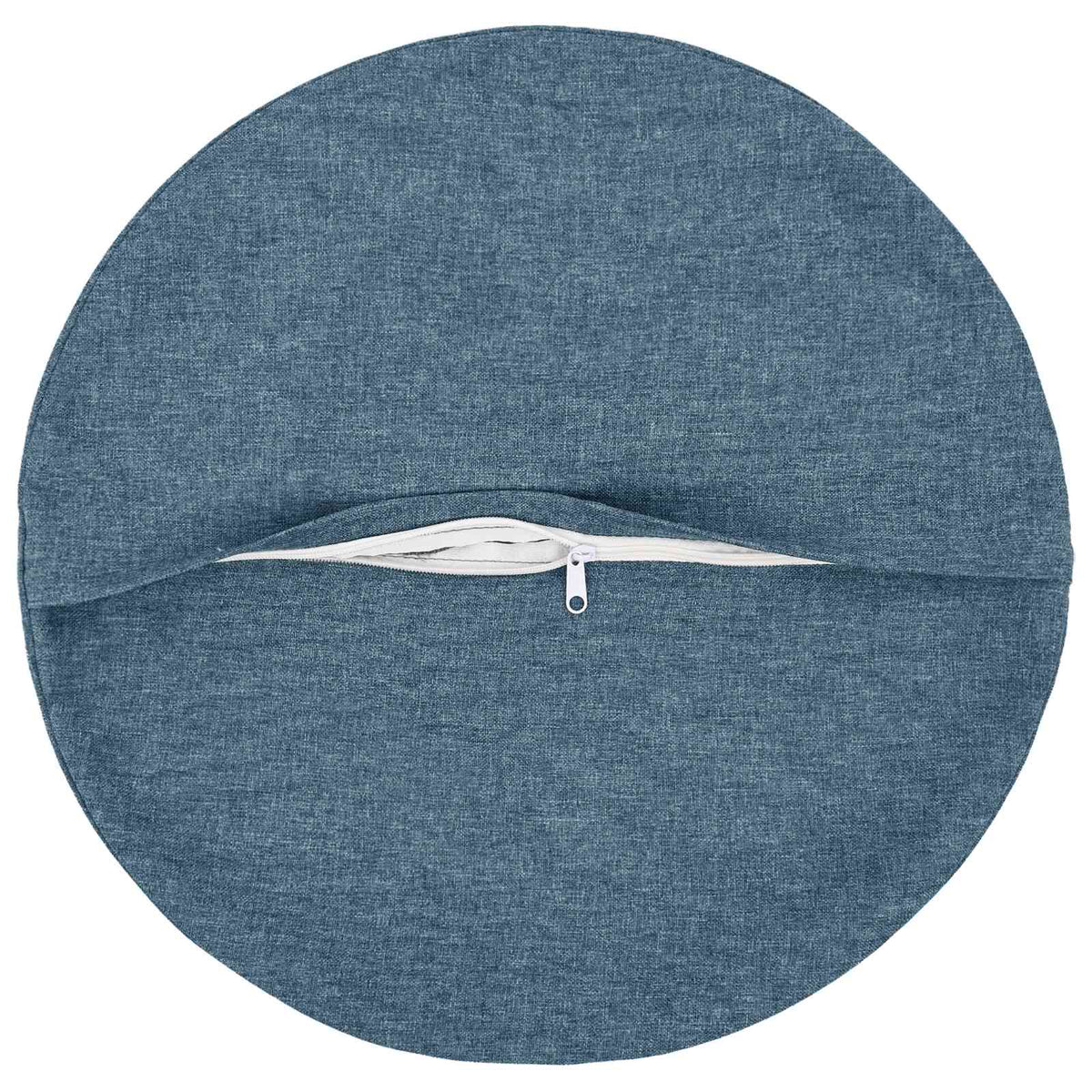 Kussensloop 6 st HEERLEN Jeans Blauw Ø 40 cm Stof