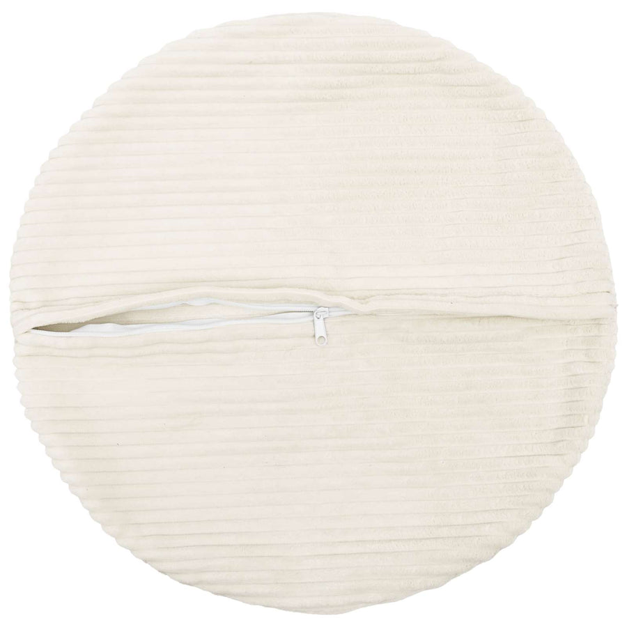 Kussensloop 2 pcs HEERLEN Crèmekleurig Ø 40 cm corduroy
