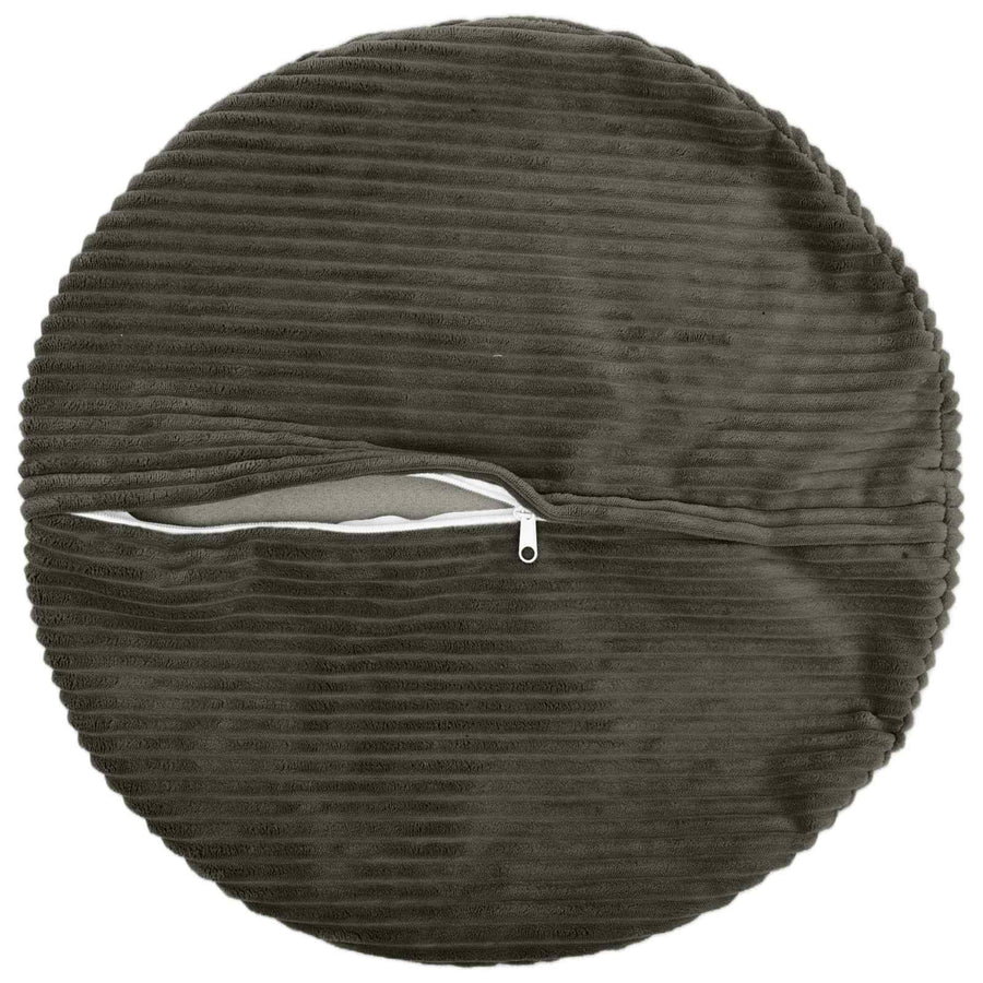 Kussensloop 6 pcs HEERLEN Antracietkleurig Ø 40 cm corduroy