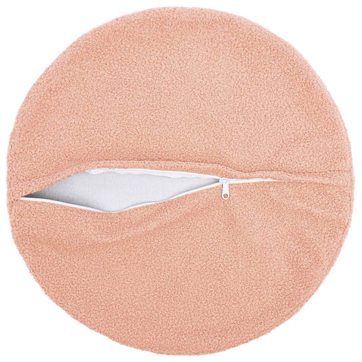 Kussensloop 2 pcs HEERLEN Roze Ø 40 cm Bouclé