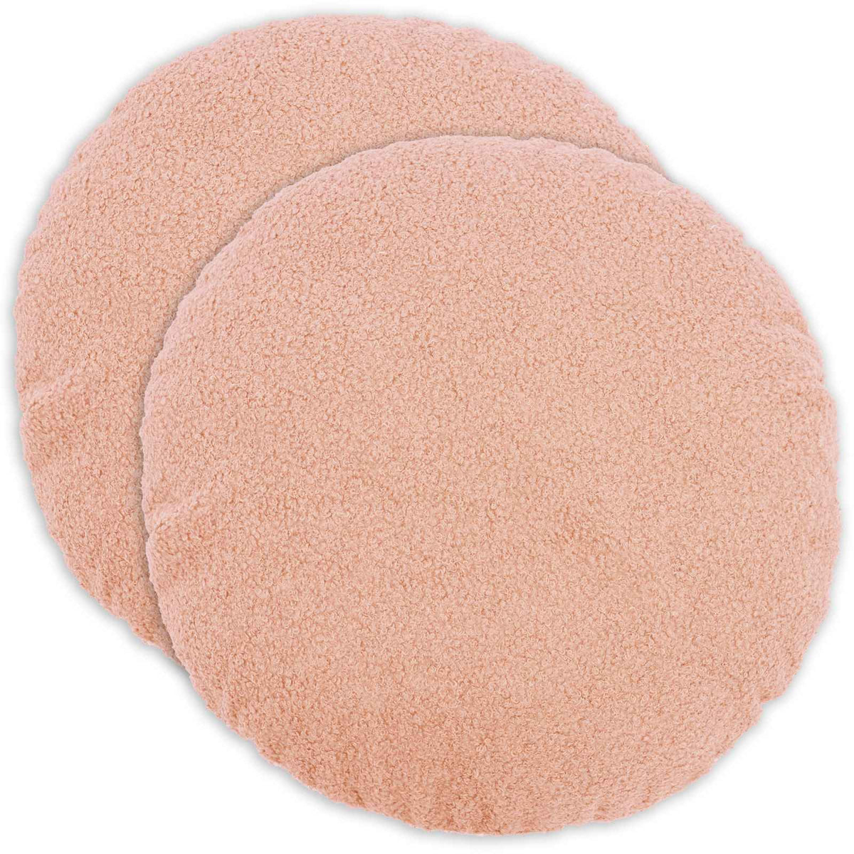 Kussensloop 2 pcs HEERLEN Roze Ø 40 cm Bouclé