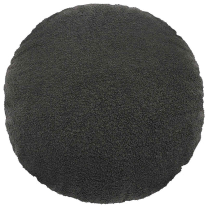 Kussensloop 2 pcs HEERLEN Donkergrijs Ø 40 cm Bouclé