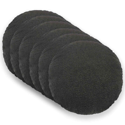 Kussensloop 6 pcs HEERLEN Donkergrijs Ø 40 cm Bouclé