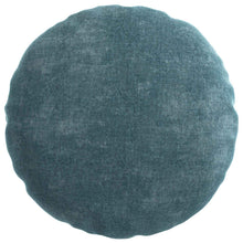 Kussensloop 6 st HEERLEN Blauw Ø 40 cm Chenille Stof