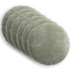 Kussensloop groen Ø 40 cm chenille stof set van 6