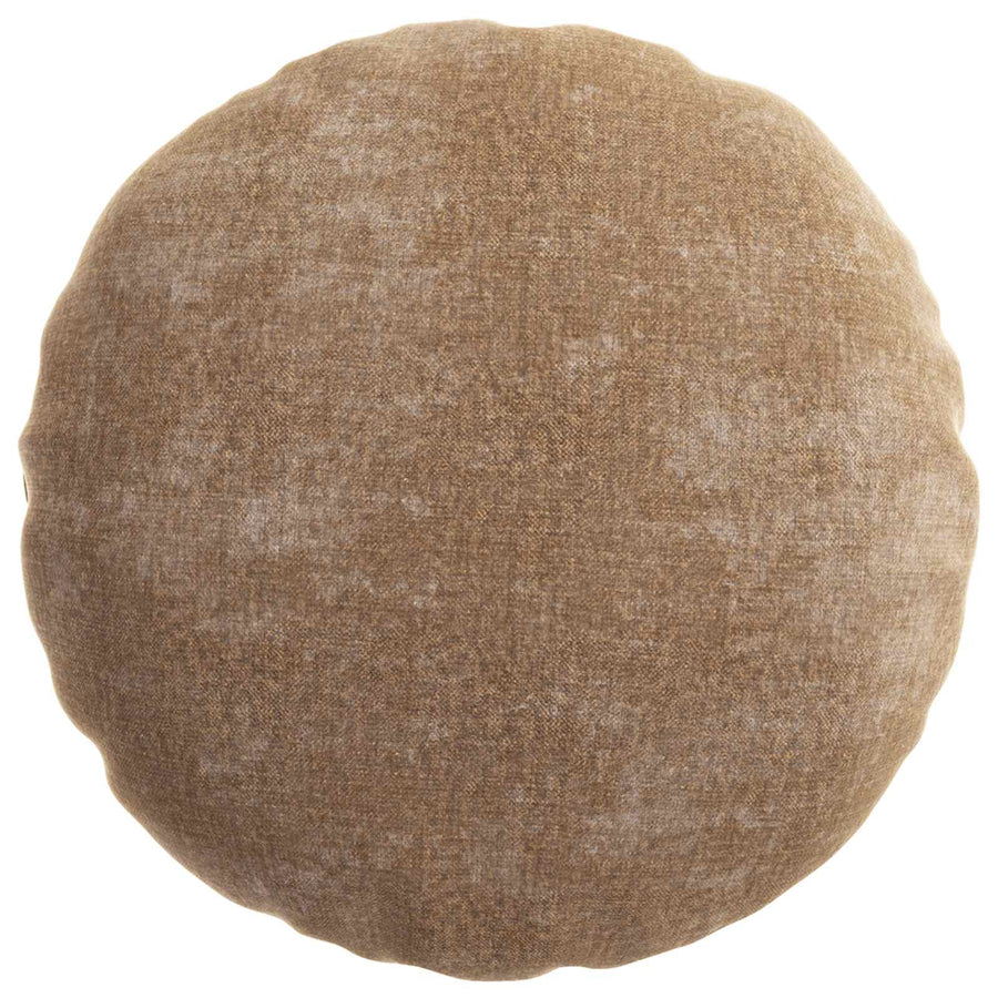 Kussensloop 6 st HEERLEN Bruin Ø 40 cm Chenille Stof
