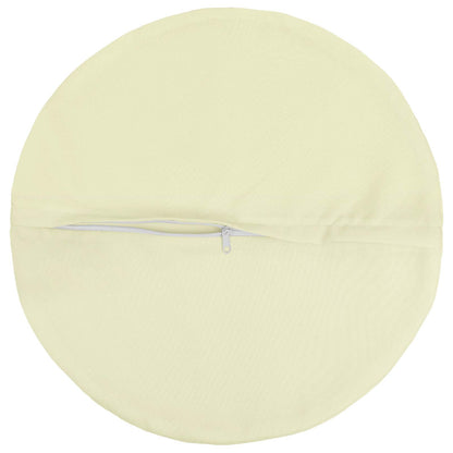 Kussensloop 2 pcs HEERLEN Crèmekleurig Ø 40 cm Polyester