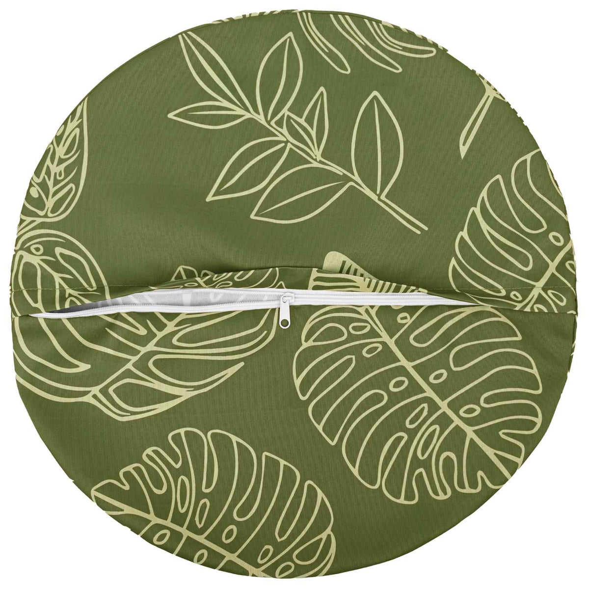 Kussensloop 2 pcs HEERLEN Bladontwerp Ø 40 cm Polyester