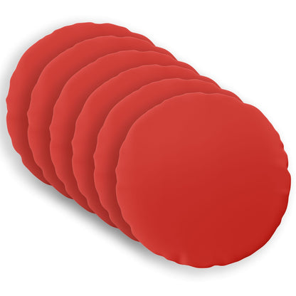 Kussensloop 6 pcs HEERLEN Rood Ø 40 cm Polyester