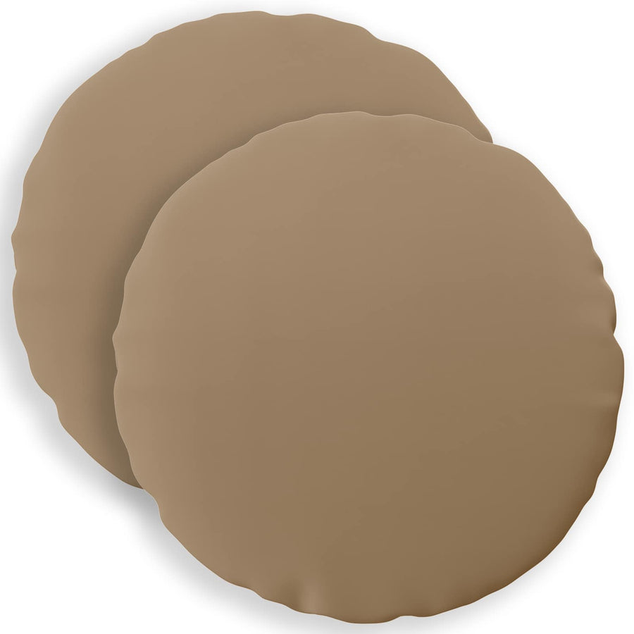 Kussensloop 2 st HEERLEN Taupe Ø 40 cm Polyester