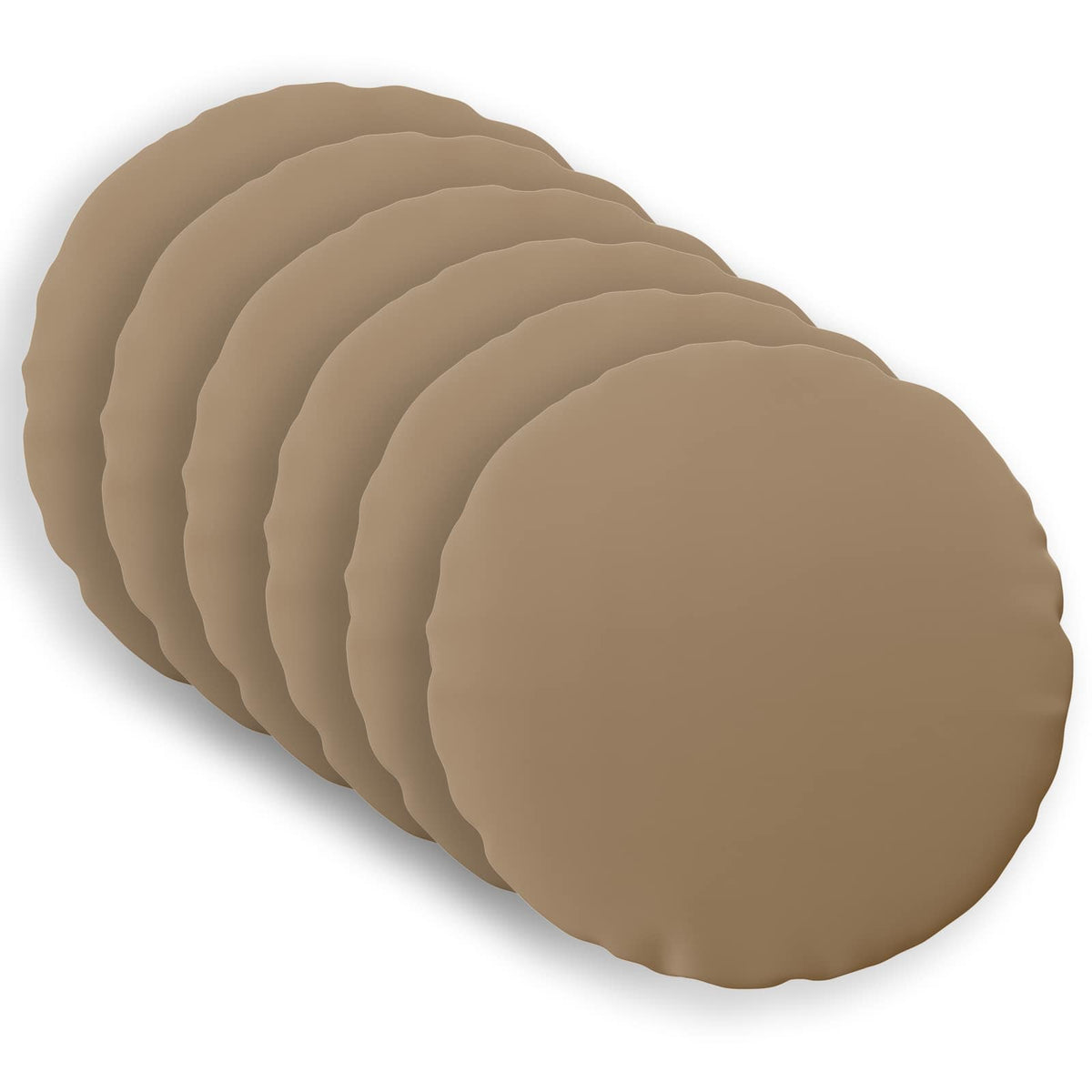 Kussensloop 6 st HEERLEN Taupe Ø 40 cm Polyester