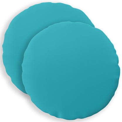 Kussensloop 2 pcs HEERLEN Turquoise Ø 40 cm Polyester