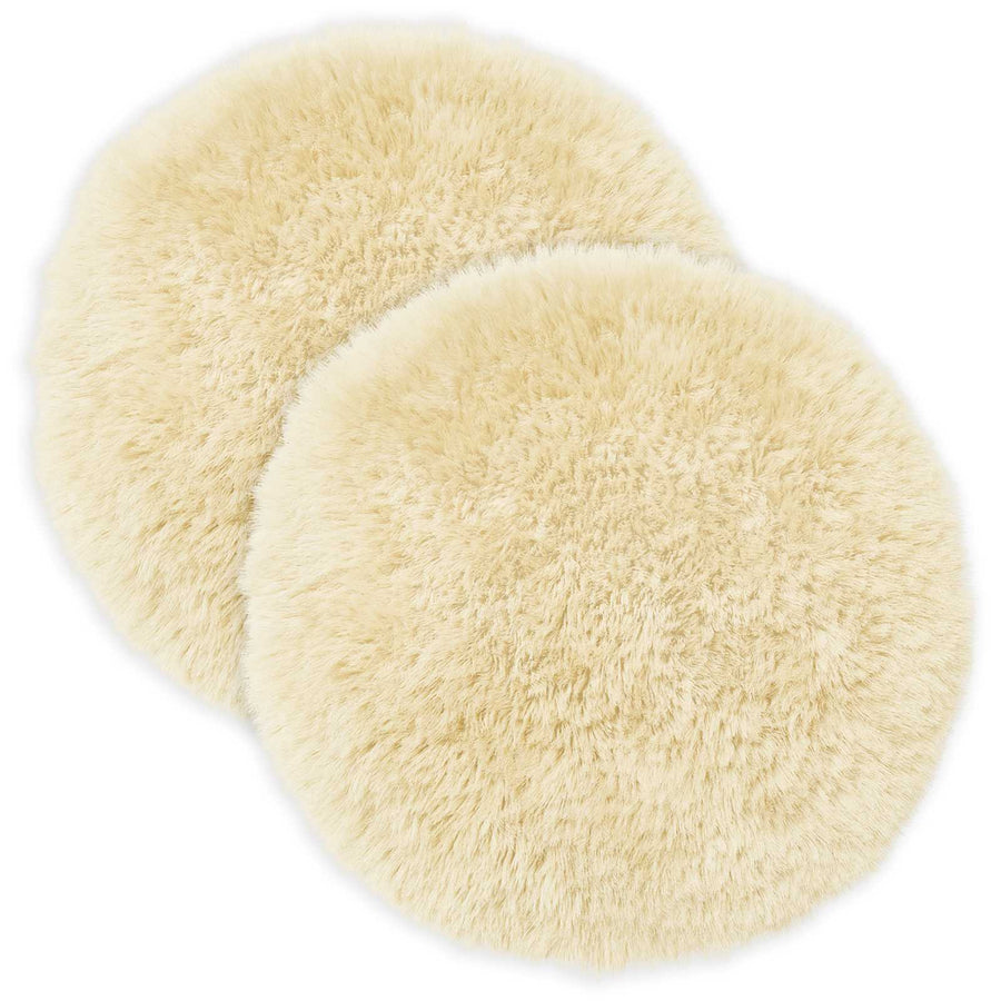Kussensloop 2 pcs HEERLEN Crèmekleurig Ø 40 cm PV Fleece