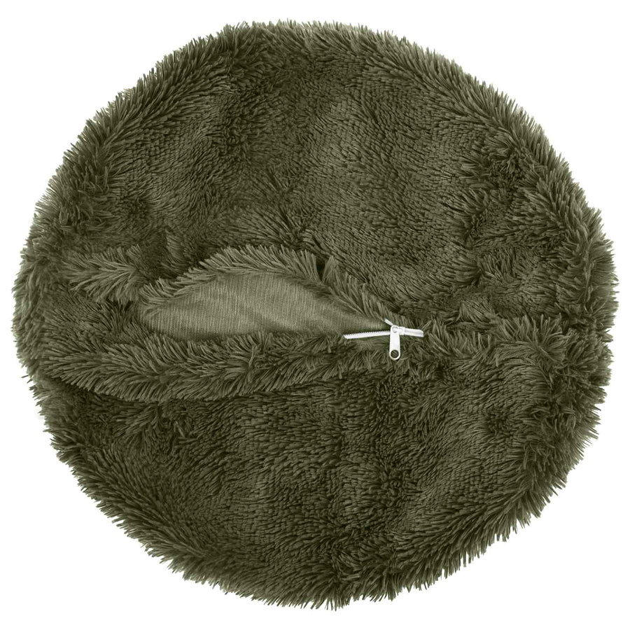 Kussensloop 2 pcs HEERLEN Groen Ø 40 cm PV Fleece