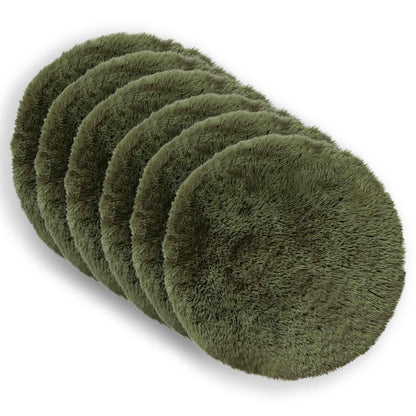 Kussensloop 6 pcs HEERLEN Groen Ø 40 cm PV Fleece