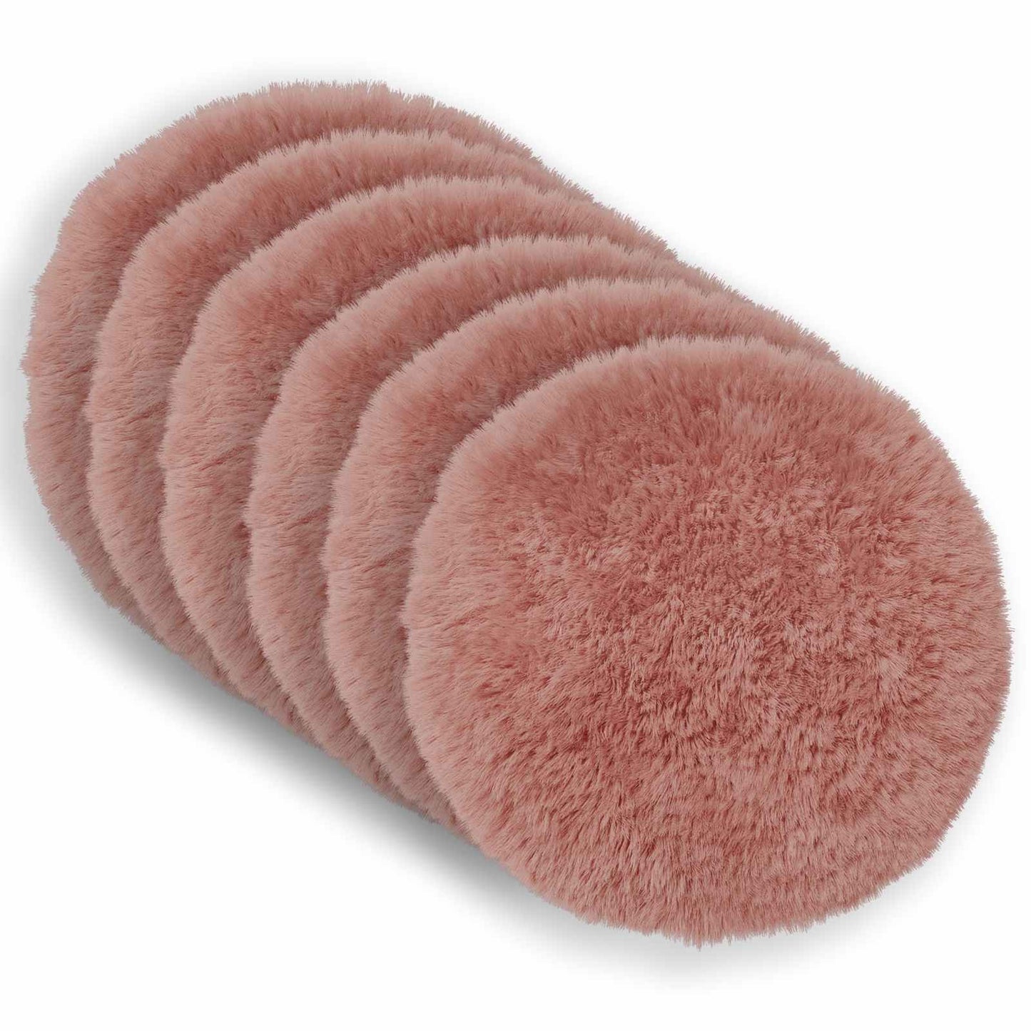 Kussensloop 6 pcs HEERLEN Roze Ø 40 cm PV Fleece