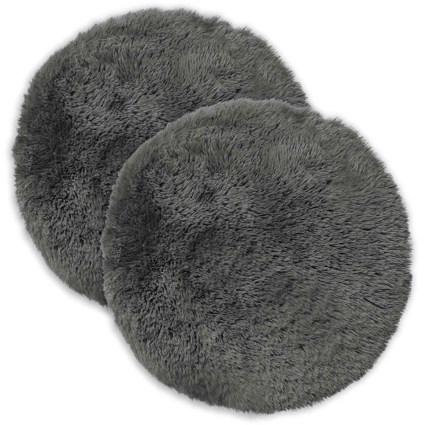 Kussensloop 2 pcs HEERLEN Lichtgrijs Ø 40 cm PV Fleece