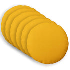 Kussenslopen lichtgeel 6 stuks Ø 50 cm polyester