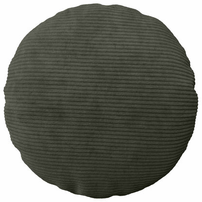 Kussensloop 6 pcs HEERLEN Antracietkleurig Ø 50 cm corduroy