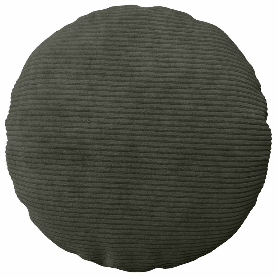 Kussensloop 6 pcs HEERLEN Antracietkleurig Ø 50 cm corduroy