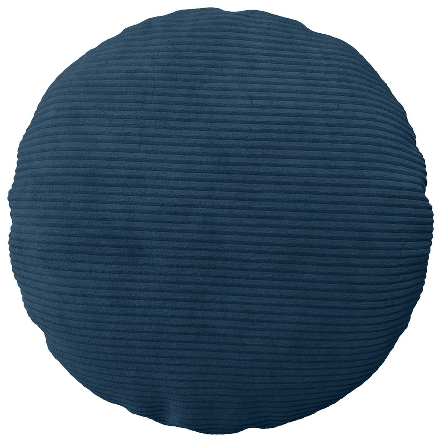 Kussensloop 6 st HEERLEN Marineblauw Ø 50 cm corduroy