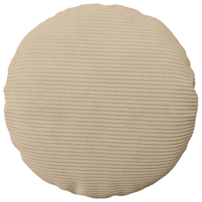 Kussensloop 2 pcs HEERLEN Taupe Ø 50 cm corduroy
