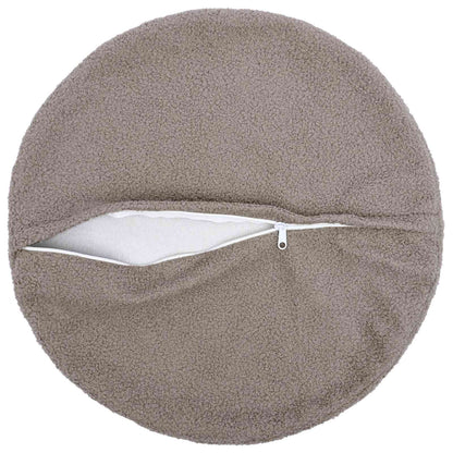 Kussensloop 6 pcs HEERLEN Lichtgrijs Ø 50 cm Bouclé