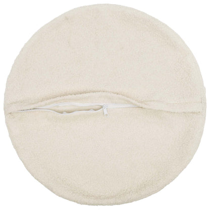 Kussensloop 2 pcs HEERLEN Crèmekleurig Ø 50 cm Bouclé