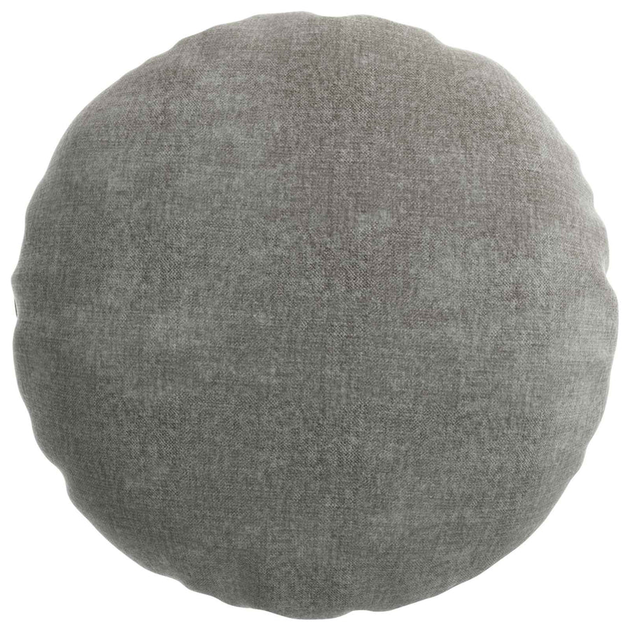 Kussensloop 6 st HEERLEN Donkergrijs Ø 50 cm Chenille Stof