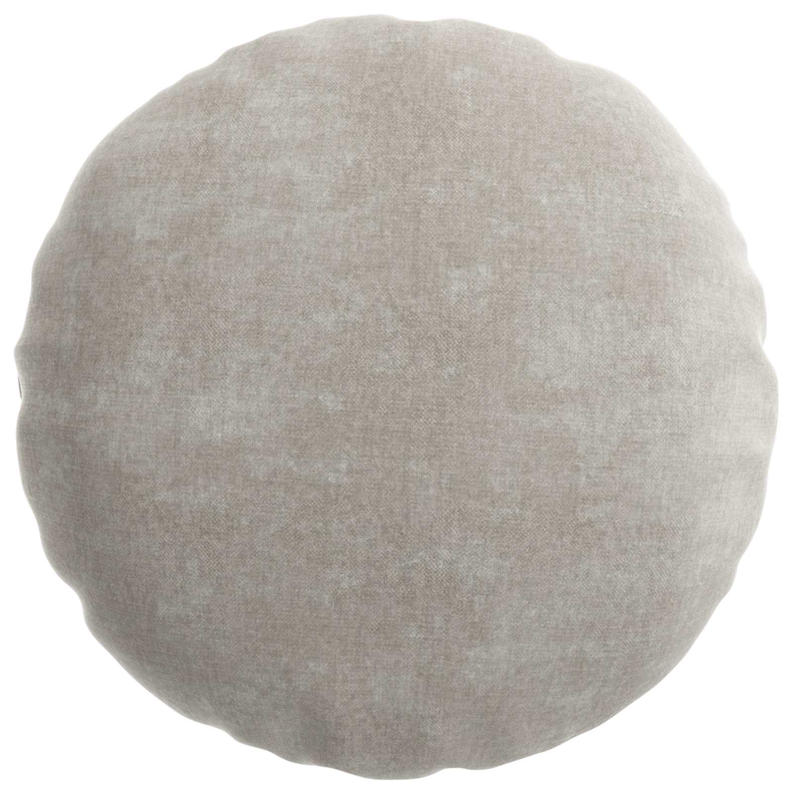 Kussensloop 6 st HEERLEN Lichtgrijs Ø 50 cm Chenille Stof