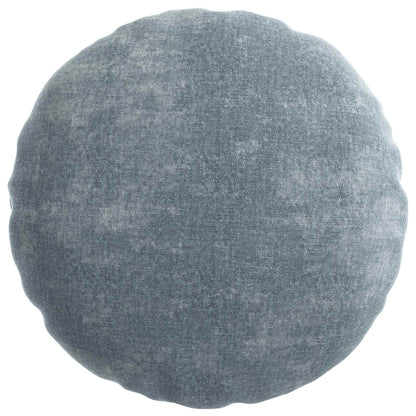 Kussensloop 6 st HEERLEN Lichtblauw Ø 50 cm Chenille Stof