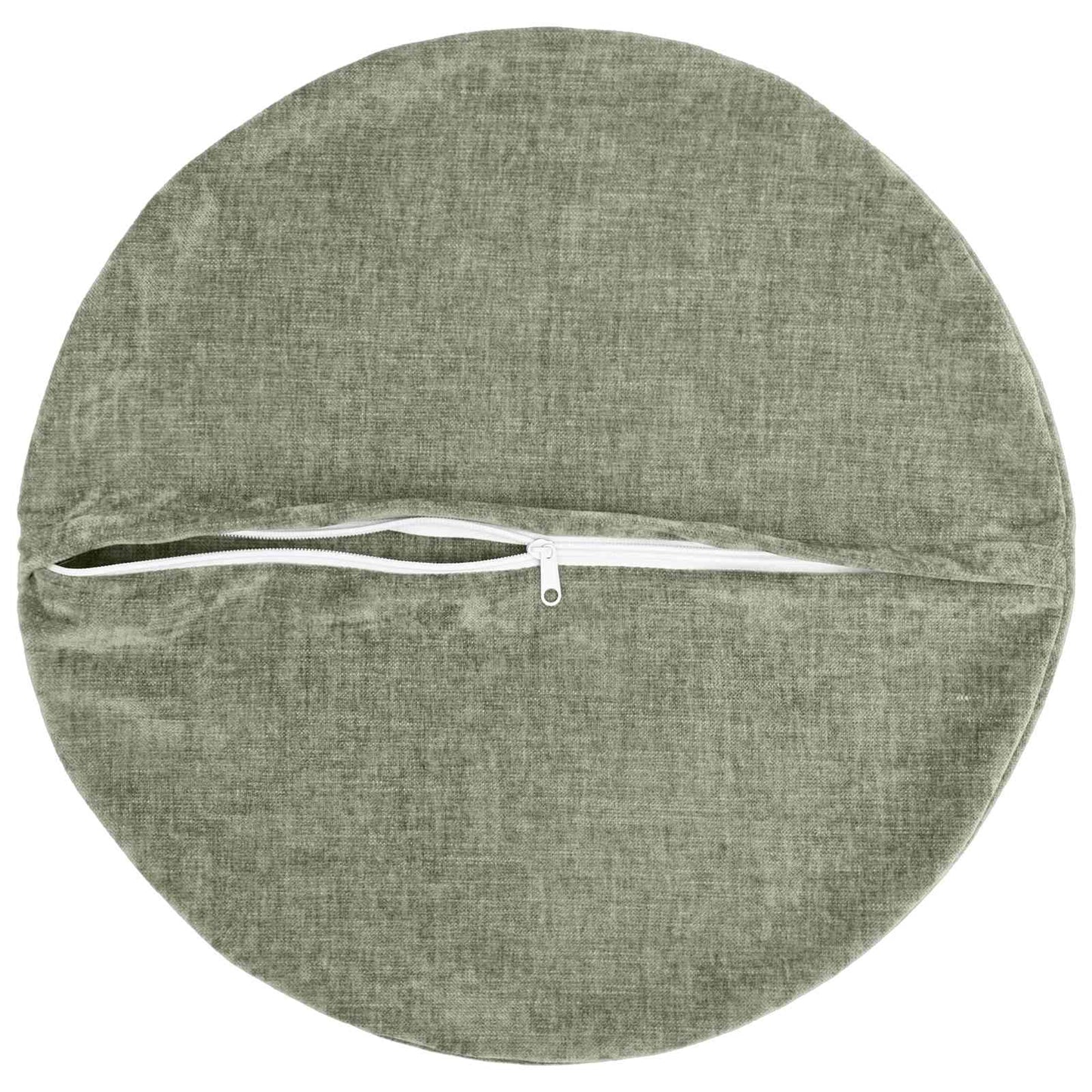 Kussensloop 6 st HEERLEN Groen Ø 50 cm Chenille Stof