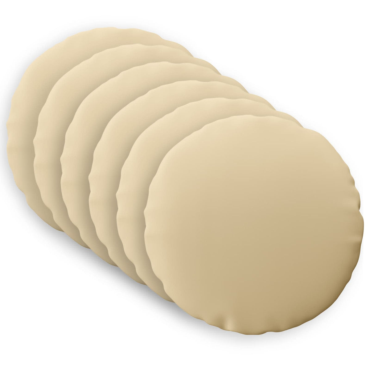 Kussensloop 6 pcs HEERLEN Beige Ø 50 cm Polyester