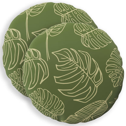 Kussensloop 2 pcs HEERLEN Bladontwerp Ø 50 cm Polyester