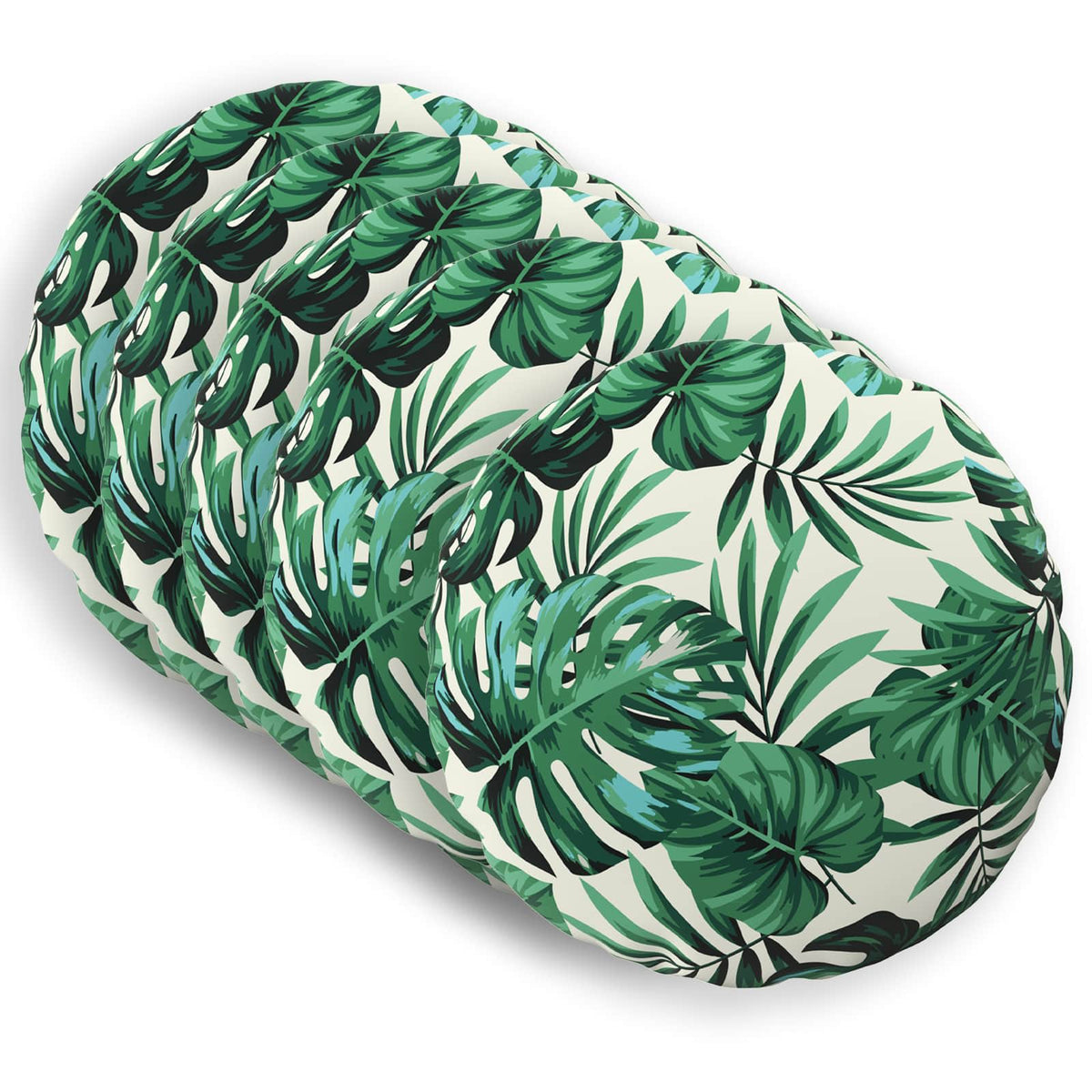 Kussensloop 6 pcs HEERLEN Bladpatroon Ø 50 cm Polyester