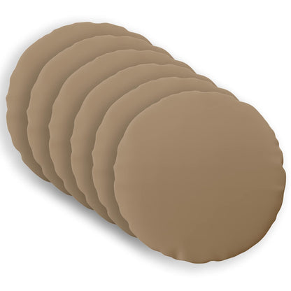 Kussensloop 6 st HEERLEN Taupe Ø 50 cm Polyester