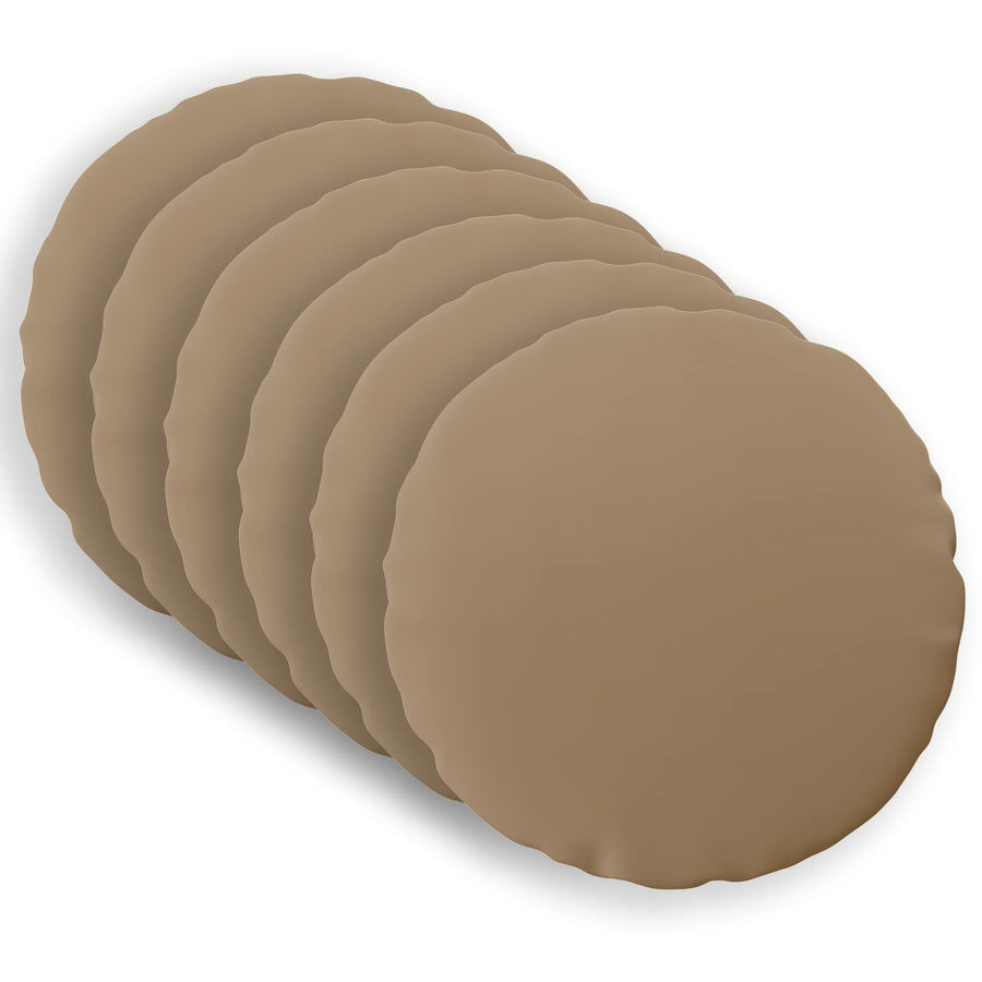 Kussensloop 6 st HEERLEN Taupe Ø 50 cm Polyester