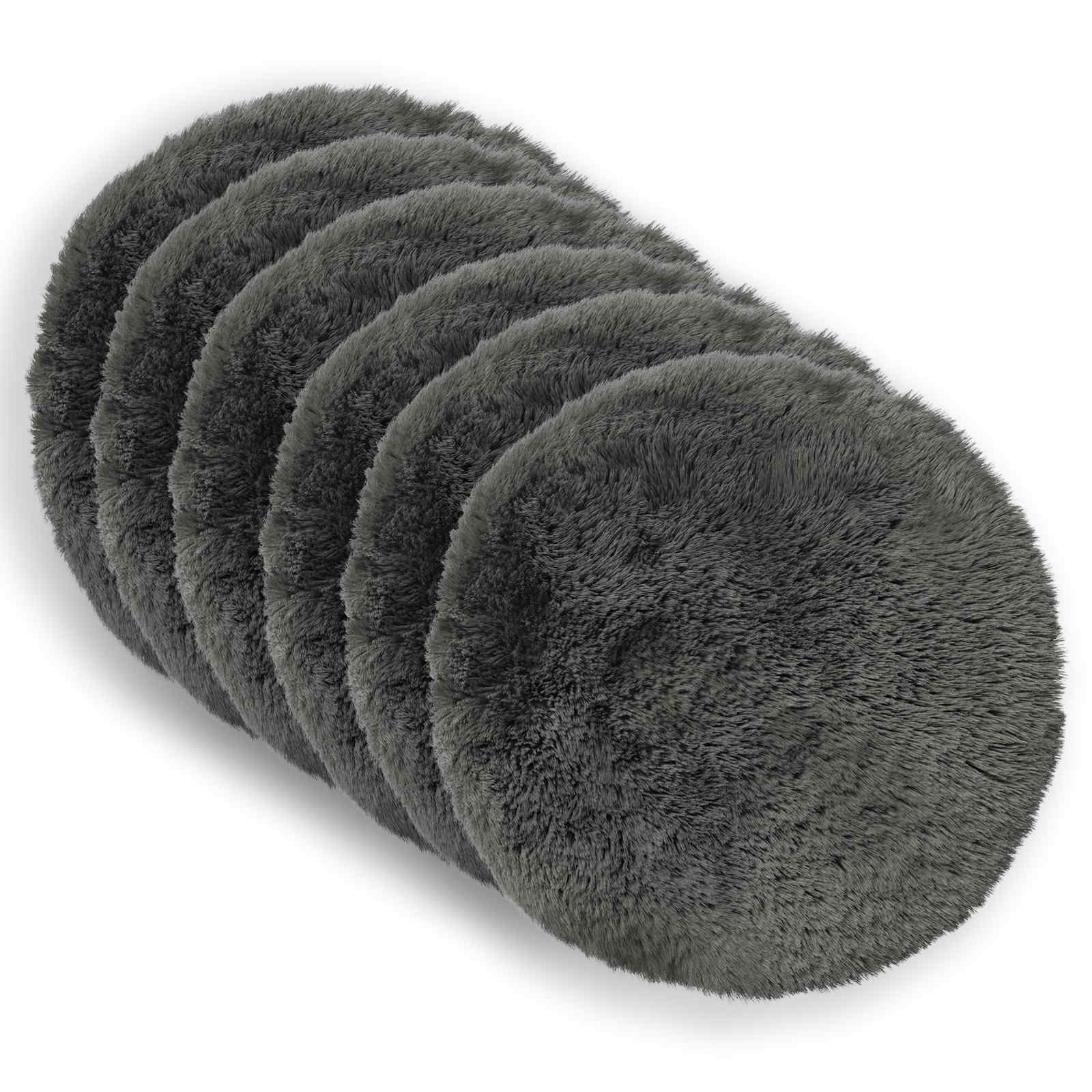Kussensloop 6 pcs HEERLEN Lichtgrijs Ø 50 cm PV Fleece