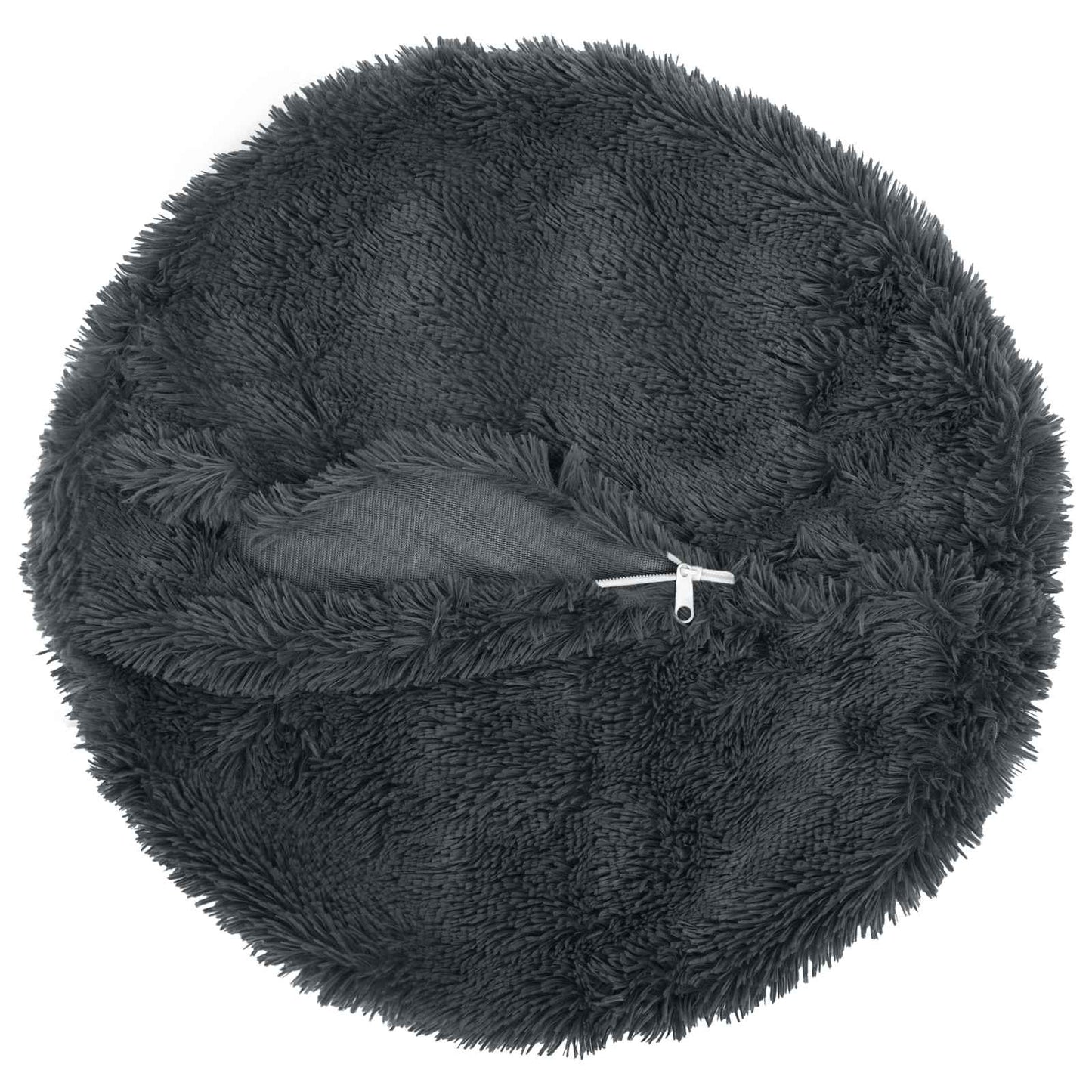 Kussensloop 2 pcs HEERLEN Antracietkleurig Ø 50 cm PV Fleece