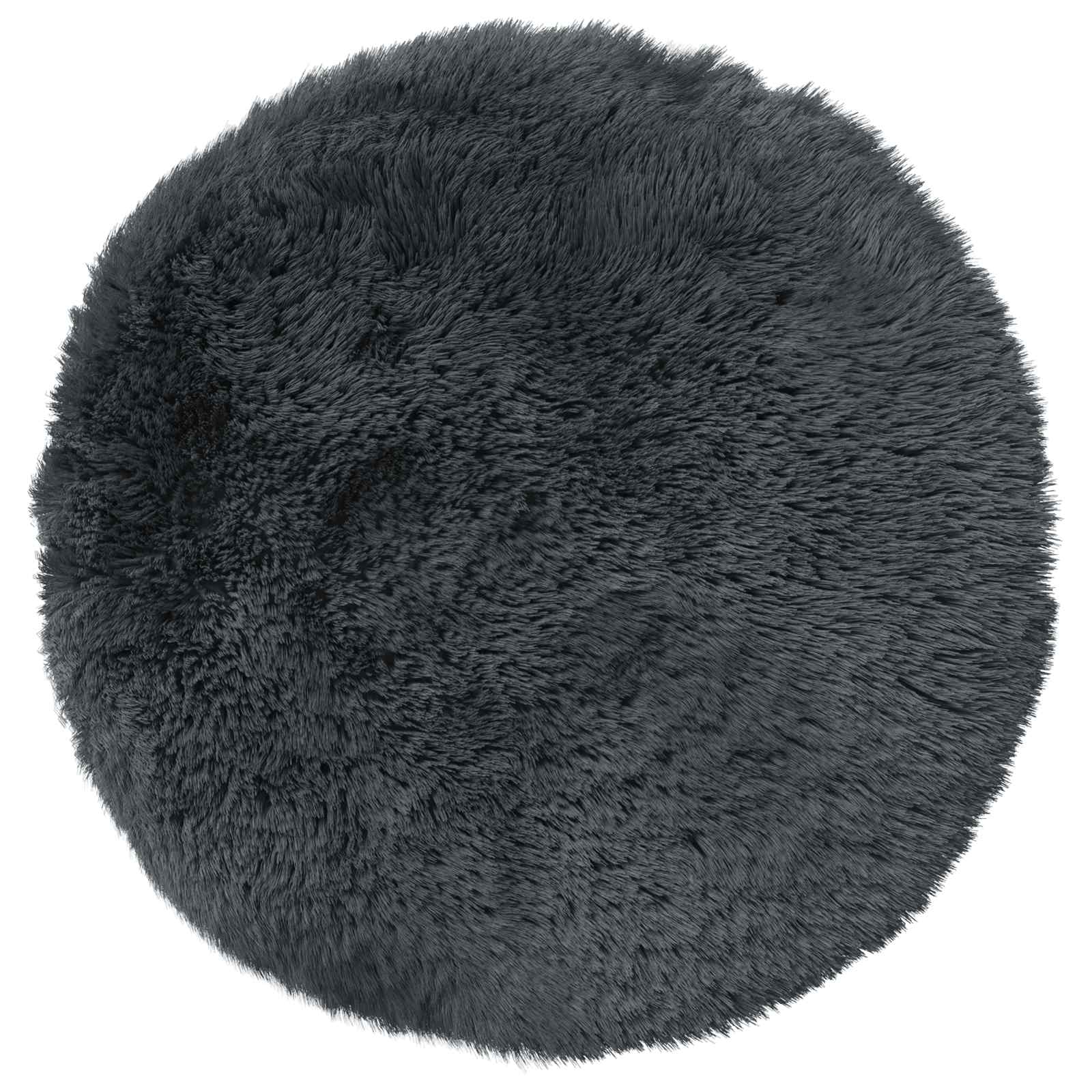 Kussensloop 2 pcs HEERLEN Antracietkleurig Ø 50 cm PV Fleece