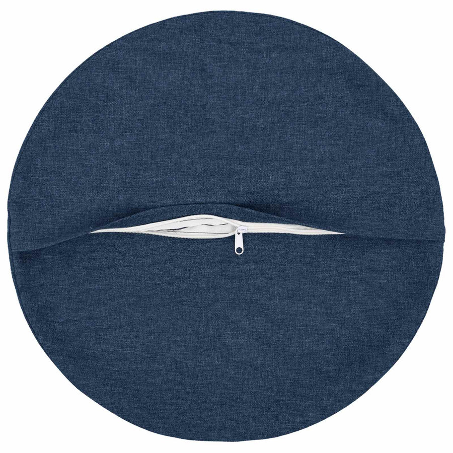Kussensloop 6 st HEERLEN Blauw Ø 60 cm Stof