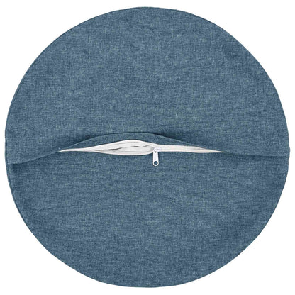 Kussensloop 6 st HEERLEN Jeans Blauw Ø 60 cm Stof