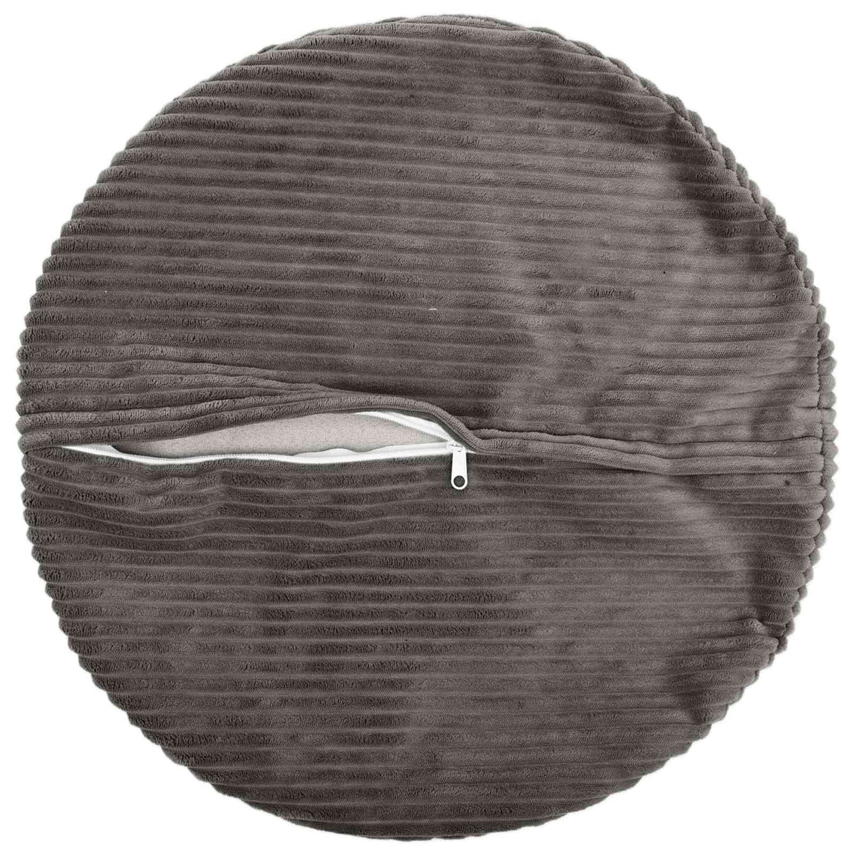 Kussensloop 2 pcs HEERLEN Donkergrijs Ø 60 cm corduroy